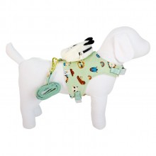 Colete com guia para cachorro